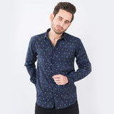VYBE- Casual Shirts Blue
