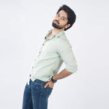 VYBE- Casual Shirt Light Green