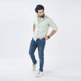 VYBE- Casual Shirt Light Green