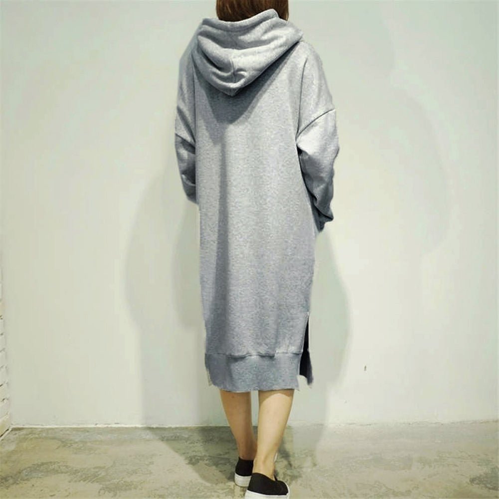 VYBE Long Hoodie Hazel Gray