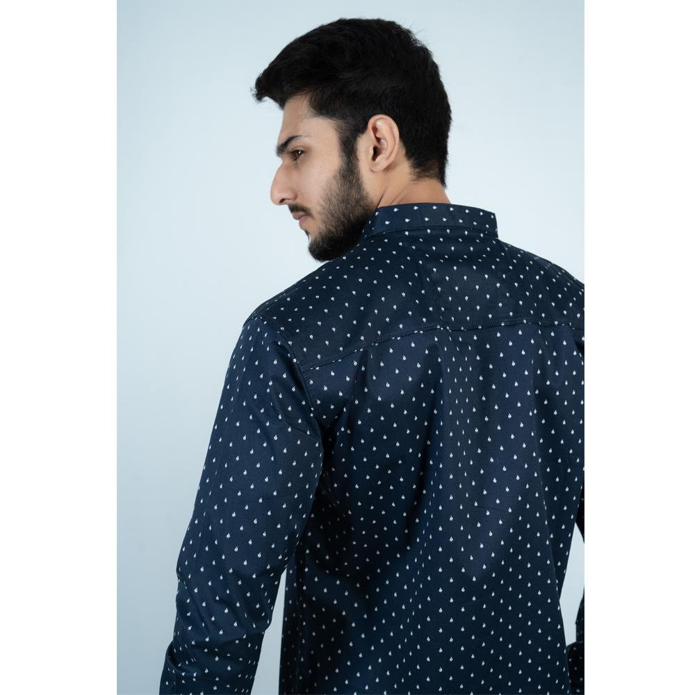 VYBE - Casual Shirt Navy On The Lose