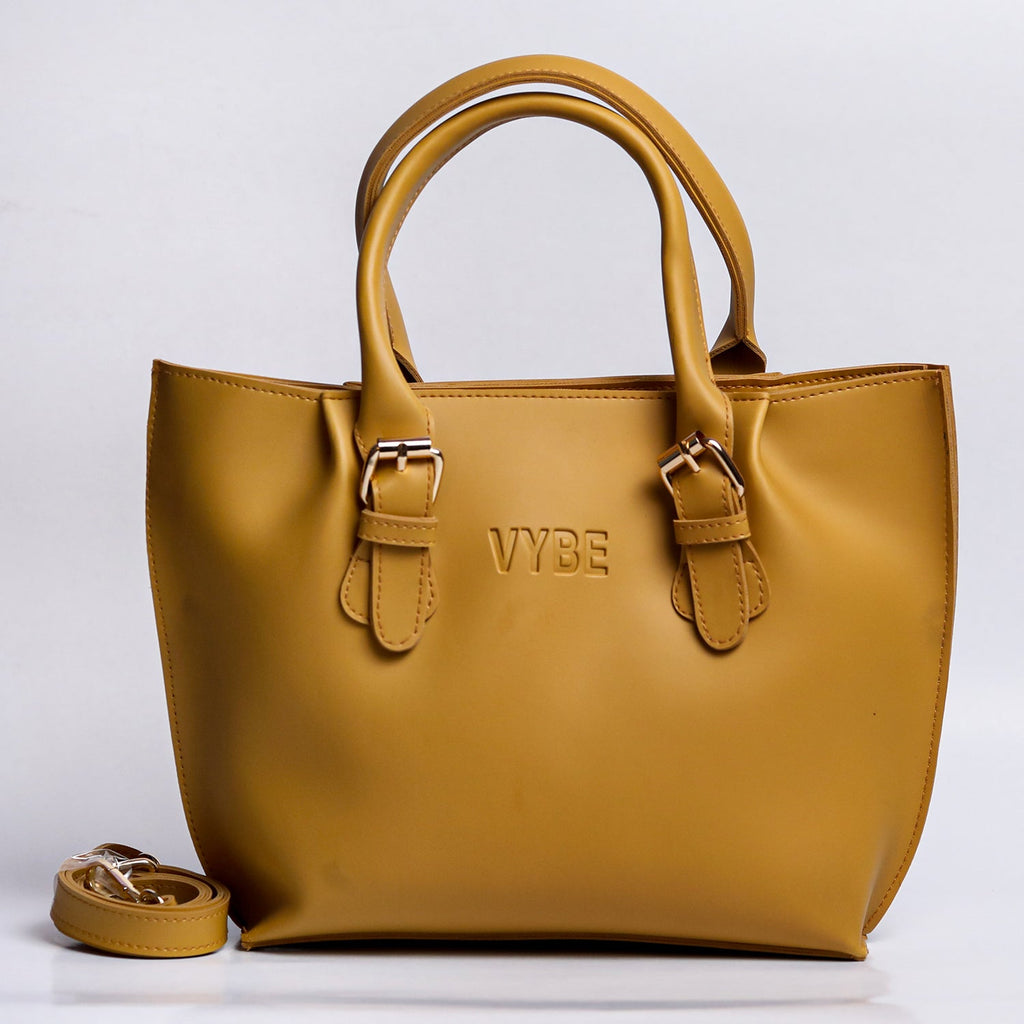Vybe- Four Strap Bag-Yellow
