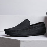 VYBE- Leather Loafer- Grey