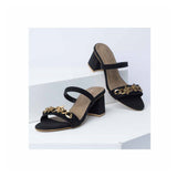 VYBE- Dual Strap Heel-Black