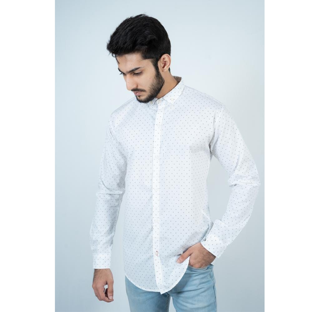 VYBE - Casual Shirt White Prism