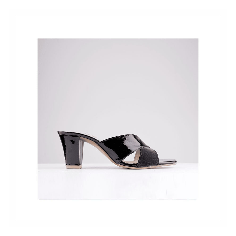 Vybe- Peaches Black Shoes with heels,