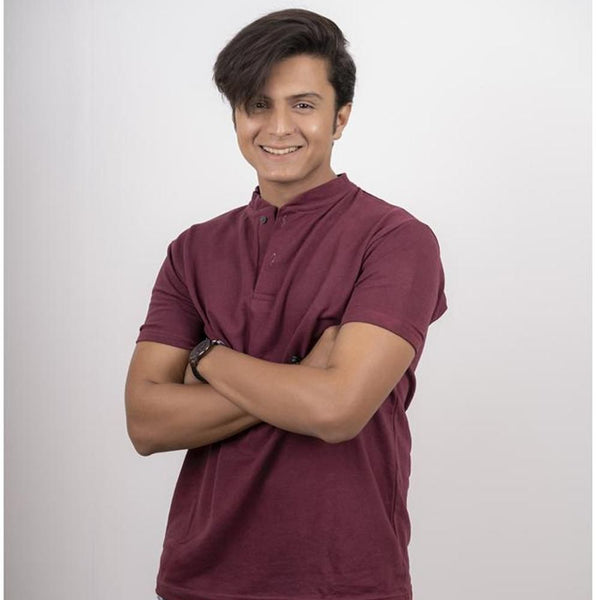 Vybe- Maroon Polo Shirt