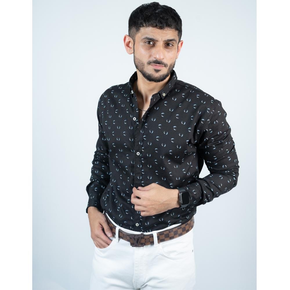 VYBE - Casual Shirt Groovy Black
