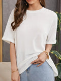 VYBE - Knitted T-Shirt White