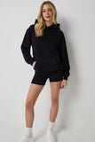 VYBE - Women Basic Hoodie - Black