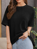 VYBE - Knitted T-Shirt Black