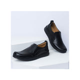 Vybe- Casual Leather Shoes- Black