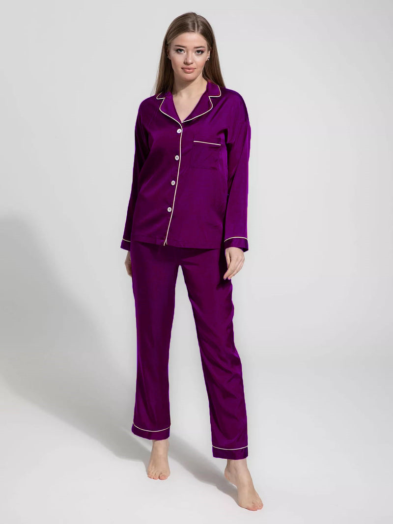 VYBE - Galaxy Pajama Suit Hex Purple