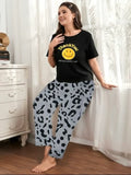 VYBE -  Black Thankyou Women Printed PJ Suit