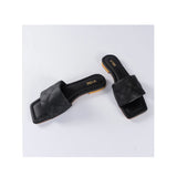VYBE- Squar Weave Slide-Black