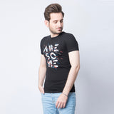 VYBE-Awesome PRINTED T-Shirts-Black