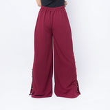 VYBE- Ladies Pants Red with button