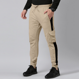 Vybe - Waffle Knitted Trouser - Beige