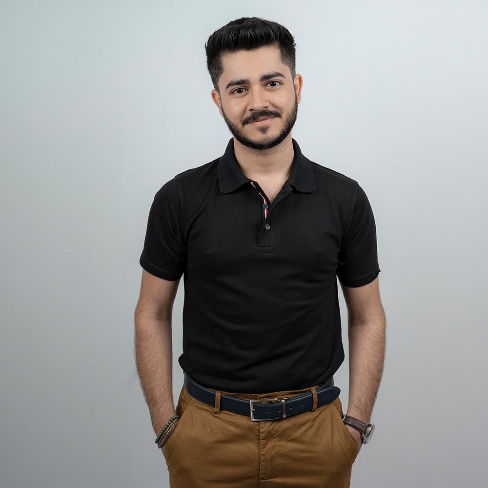 Vybe- Black Polo Shirt