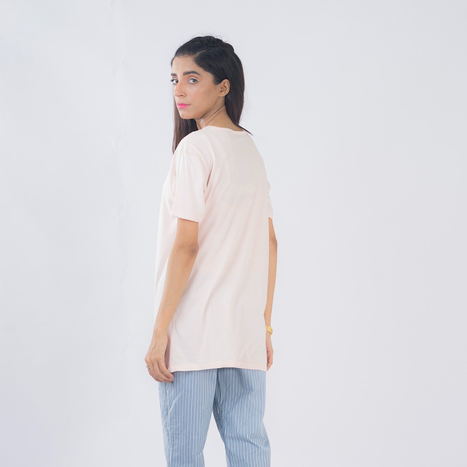 VYBE -Plane T-Shirt- Peach