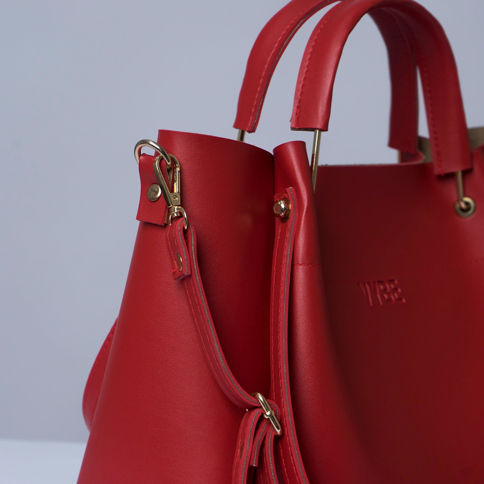 VYBE - 3 Pcs handBag -Red