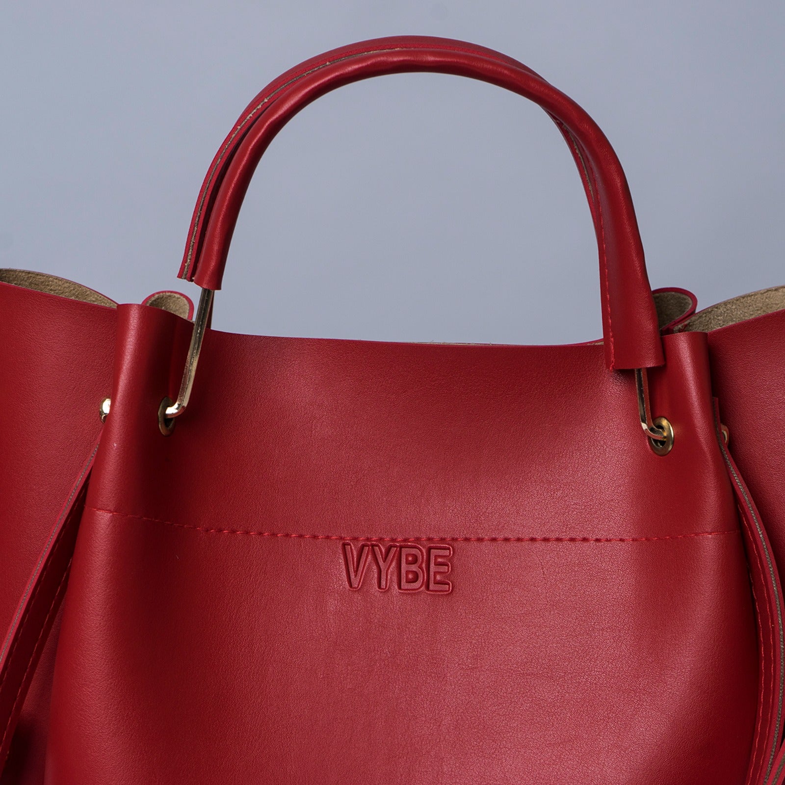 VYBE - 3 Pcs handBag -Red