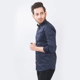 VYBE - Small Anchor Navy Blue Shirt