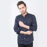 VYBE - Small Anchor Navy Blue Shirt