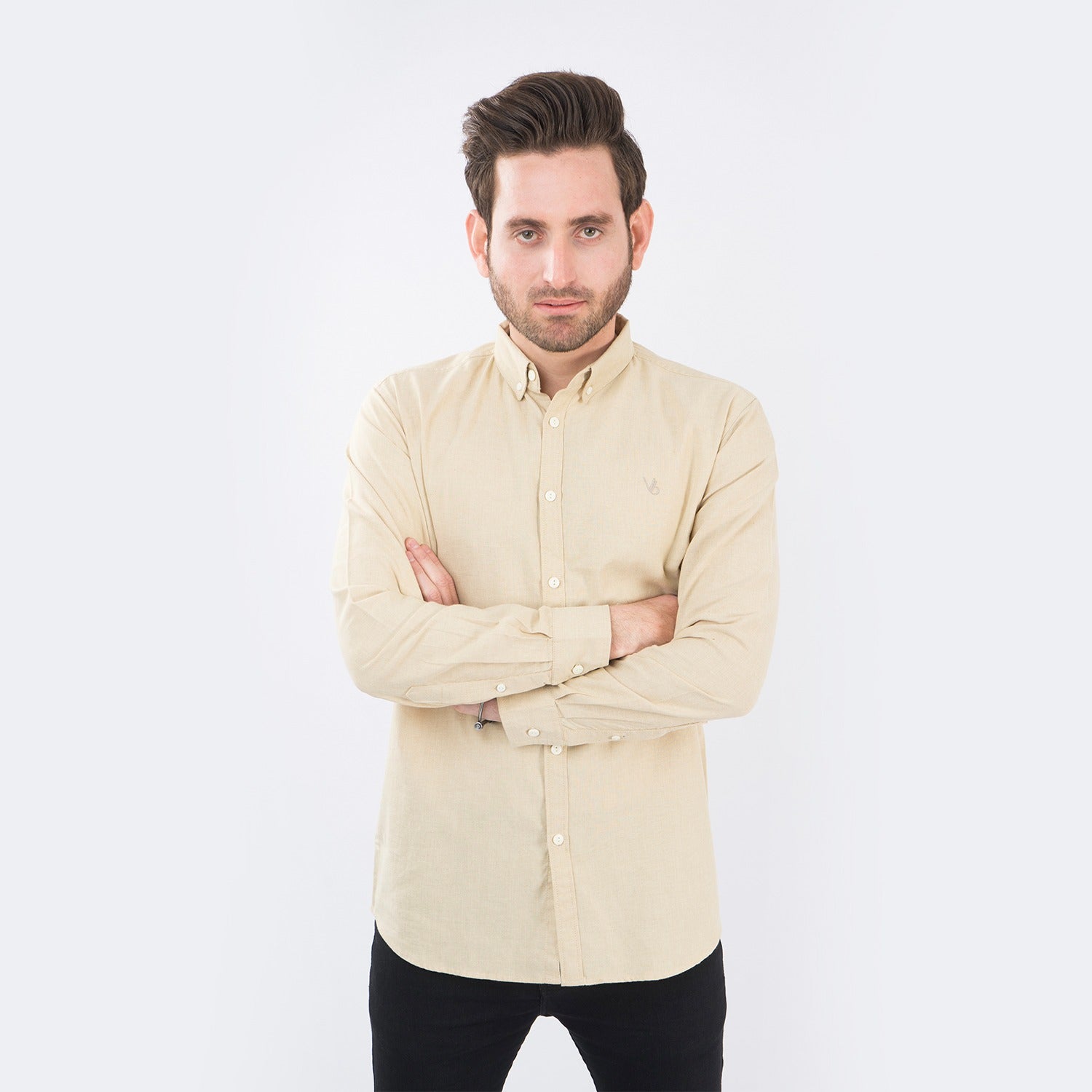 VYBE - Casual Shirt- Vanilla