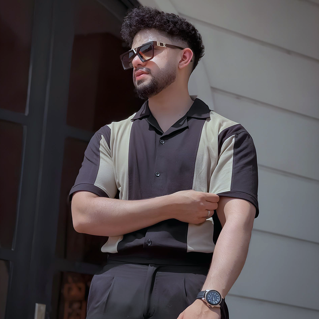 Vybe - Johnny Collar Polo - Black