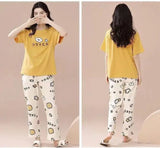 VYBE -  Yellow Little Bear Printed PJ Suit