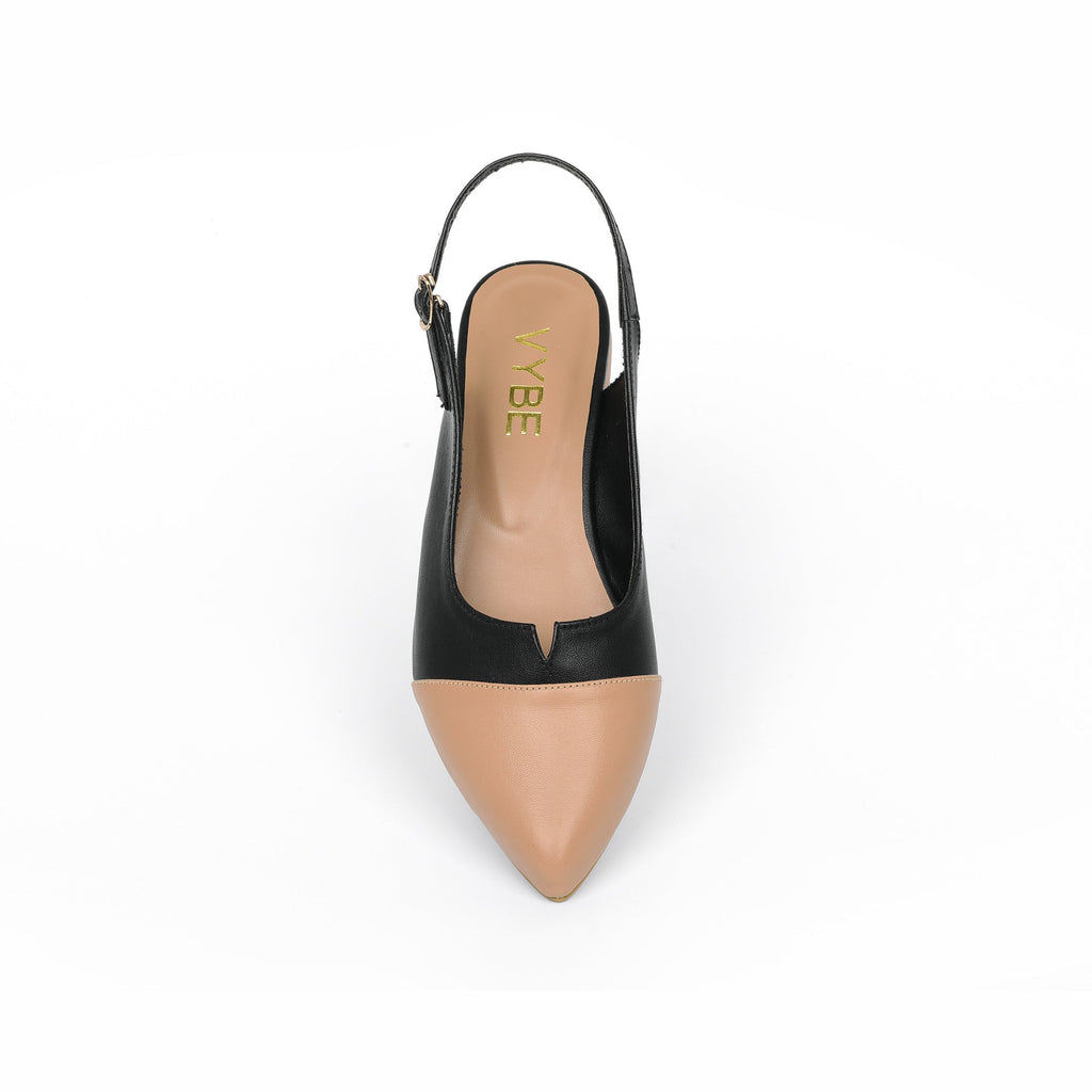 VYBE -CUT OUT SANALS- NUDE