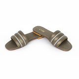 VYBE - Two Shine Strap Slide-Dull Gold