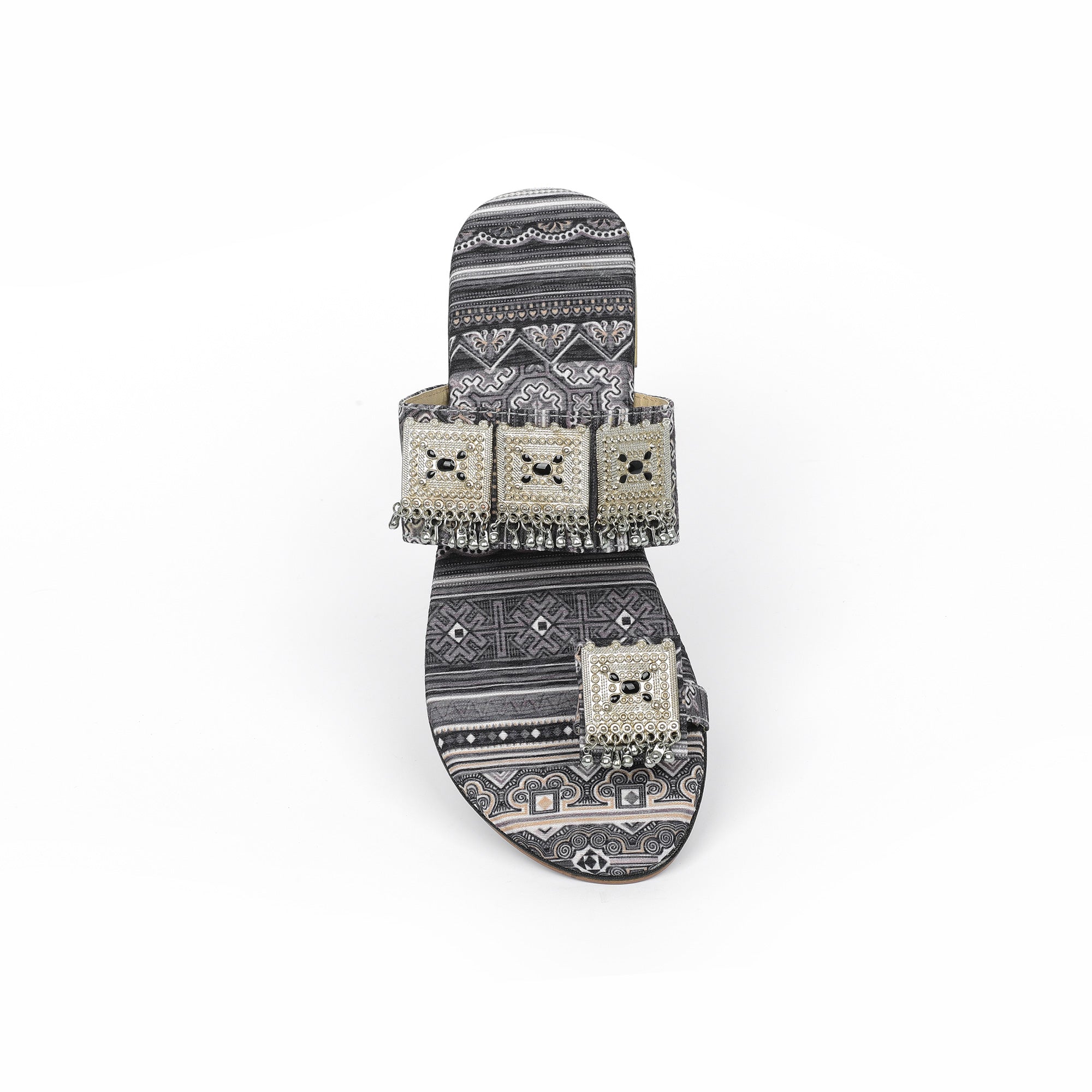 VYBE - Rajhistani sandles - Black