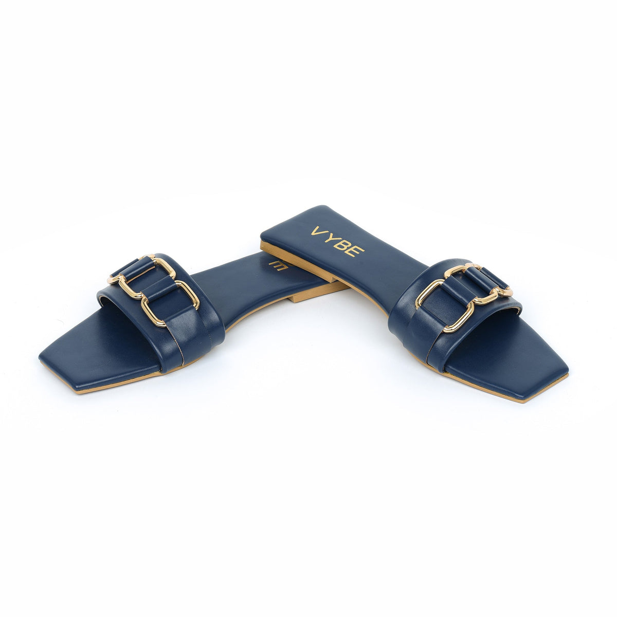 VYBE - Blue Slides with Square chain