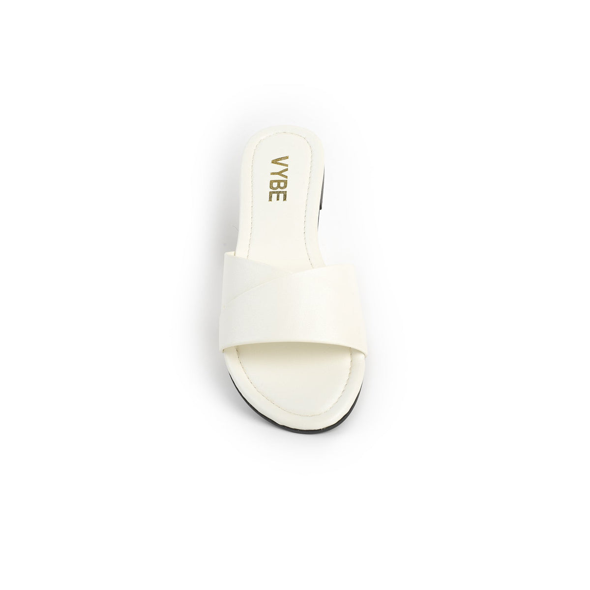 VYBE - Plain Flats - White