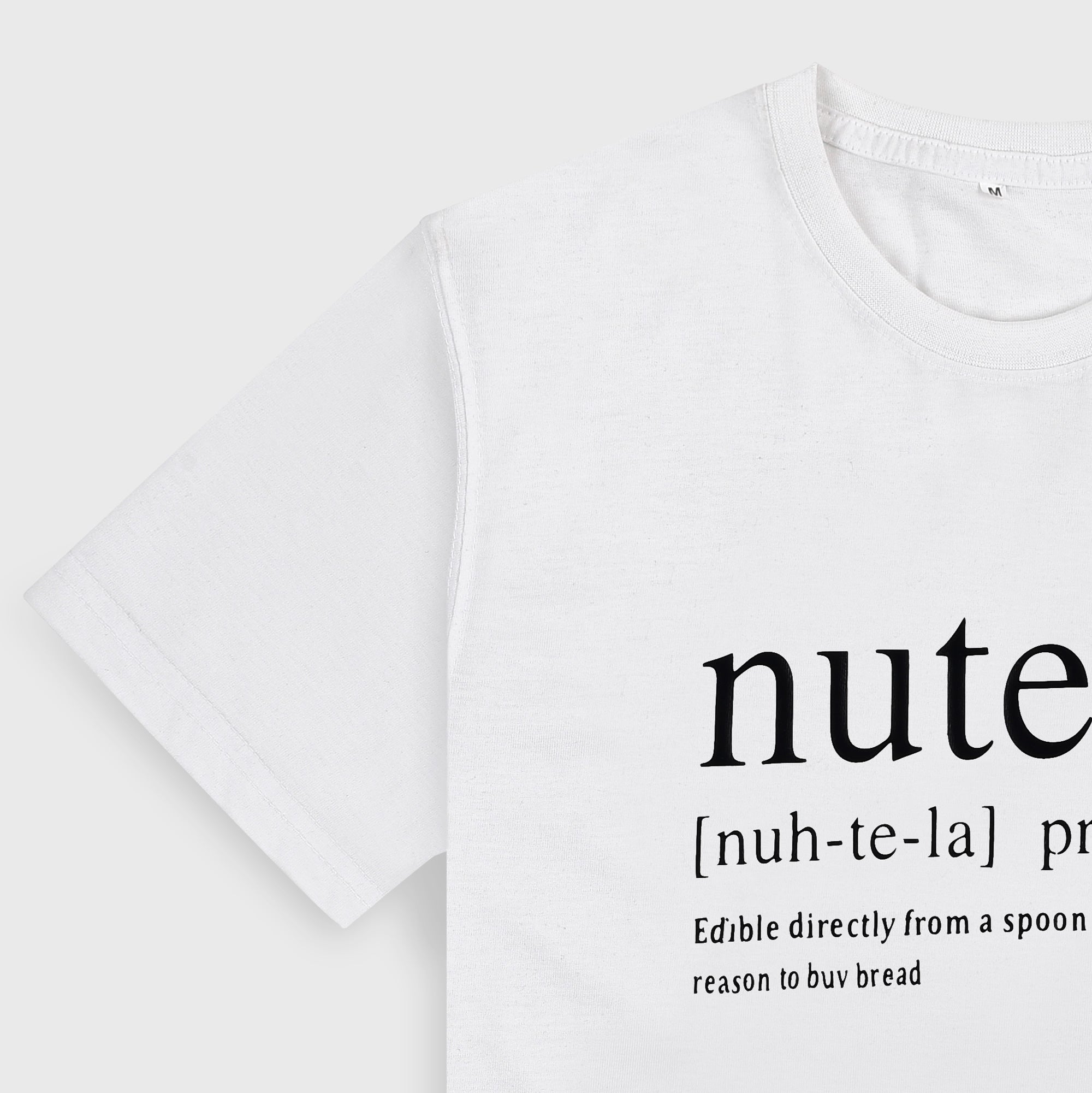 VYBE - Nutella Crew Neck Tee-White