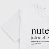 VYBE - Nutella Crew Neck Tee-White