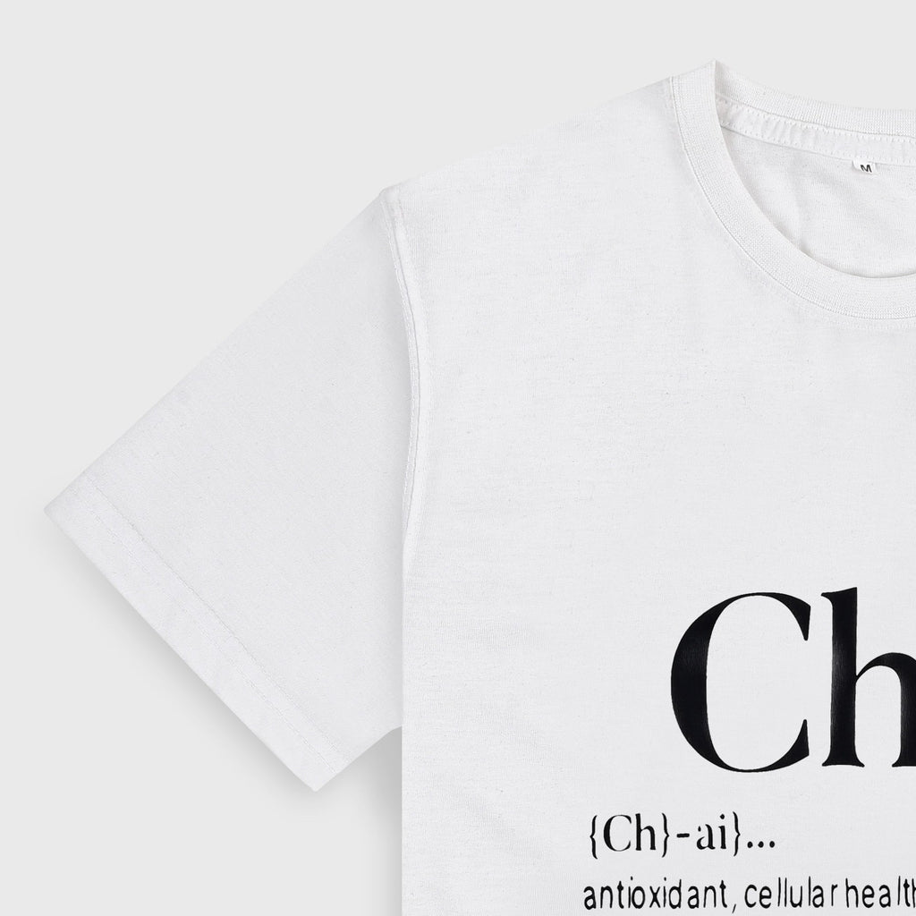VYBE - Chai Crew Neck Tee-White