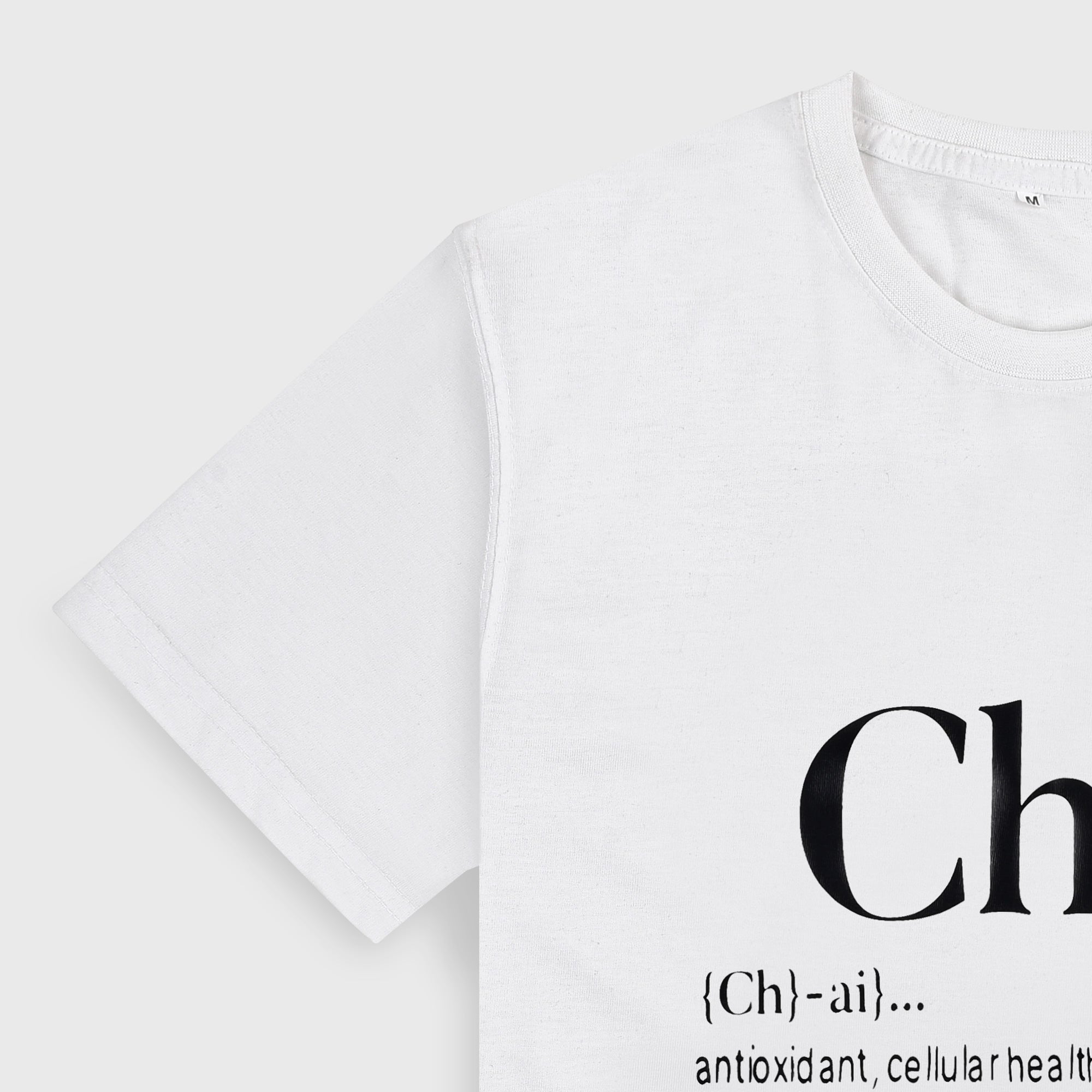 VYBE - Chai Crew Neck Tee-White