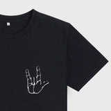 VYBE - Rock Crew Neck Tee-Black