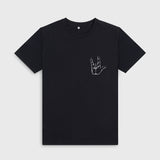 VYBE - Rock Crew Neck Tee-Black