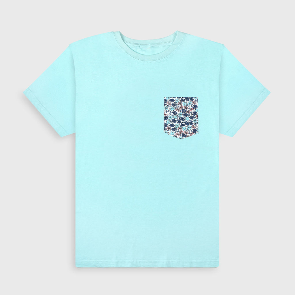 VYBE - Cotton Pj Set (Lt. Green) With Floral Printed Pajama