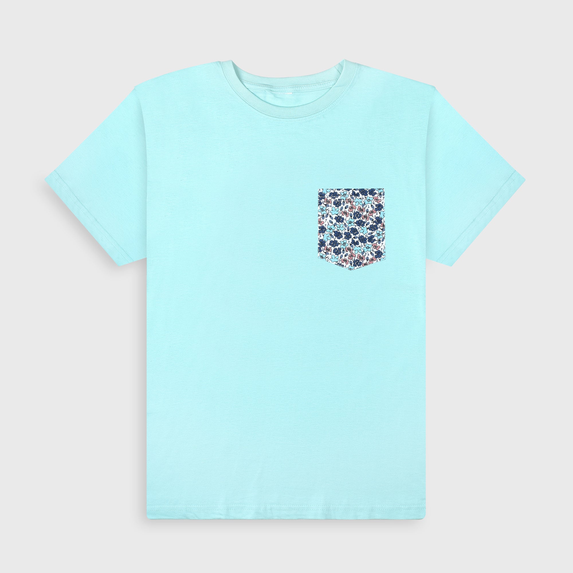 VYBE - Cotton Pj Set (Lt. Green) With Floral Printed Pajama