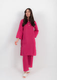 VYBE- Basic Co-Ord-Opal Fuchsia Pink