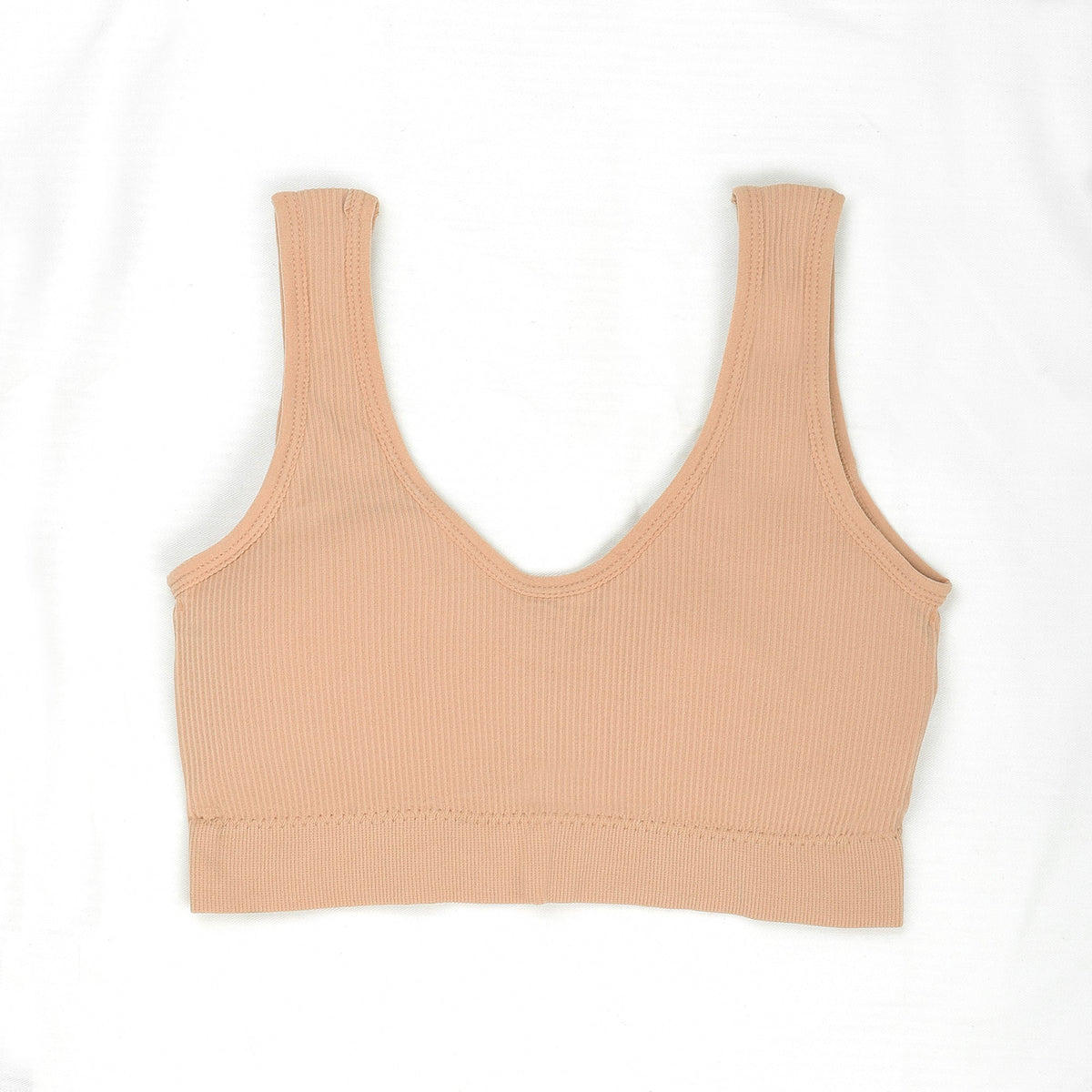 VYBE - Seamless comfy  padded Bra panty set - Skin