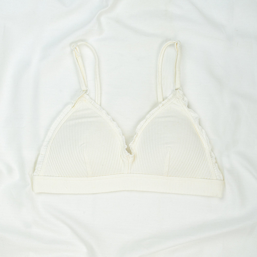 VYBE - V-Cut Bikini Bra/Panty Set - White