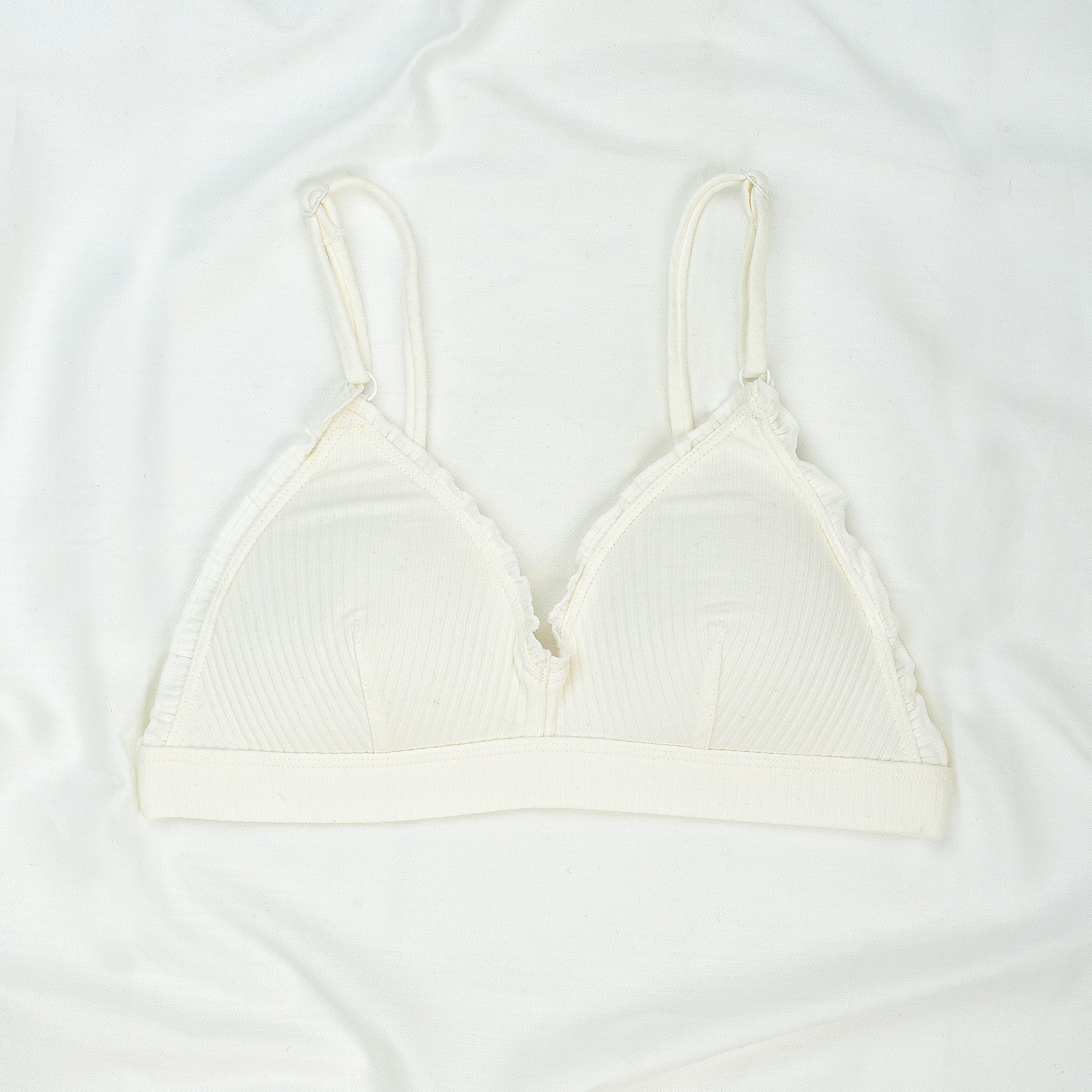 VYBE - V-Cut Bikini Bra/Panty Set - White