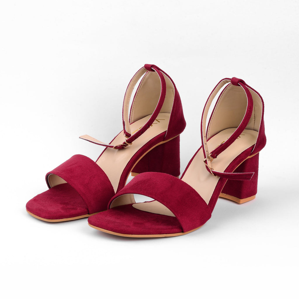 Maroon heels best sale