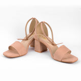 VYBE - Fancy Sandal Heels- Beige